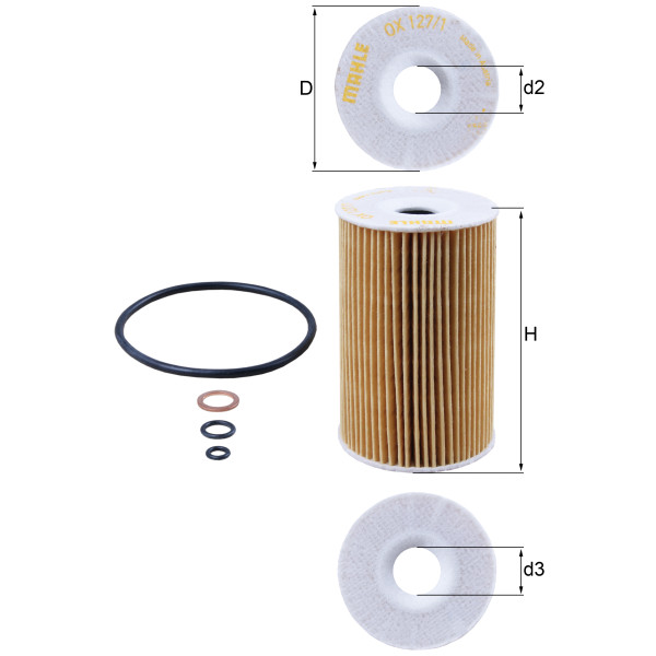 OIL FILTER - ELEMENT image