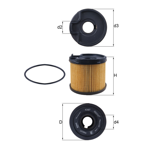 FUEL FILTER - ELEMENT image