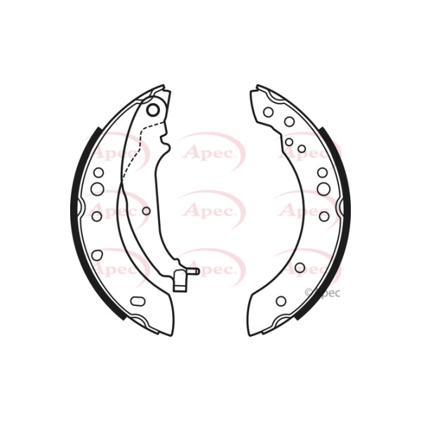 APEC BRAKE SHOES REAR image