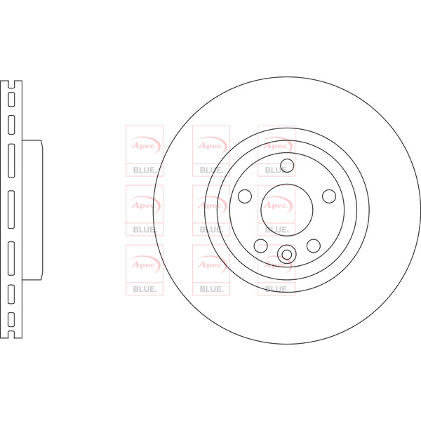 BRAKE DISC (FRONT) (SINGLE) image