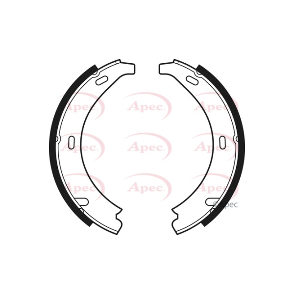 APEC BRAKE SHOES REAR image