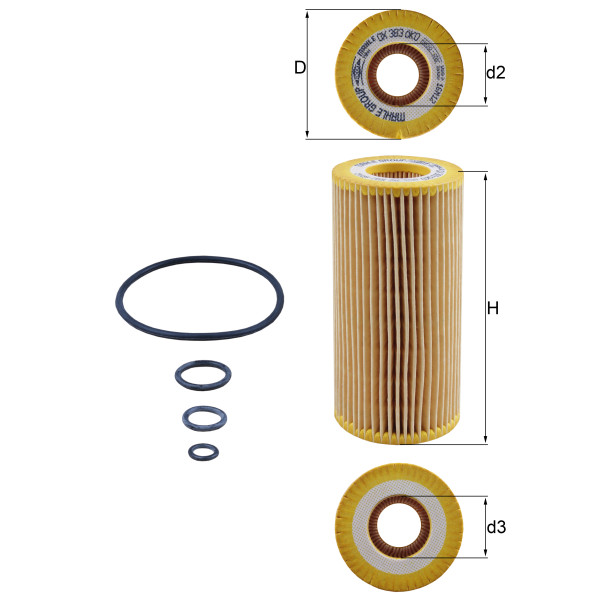 OIL FILTER - ELEMENT image