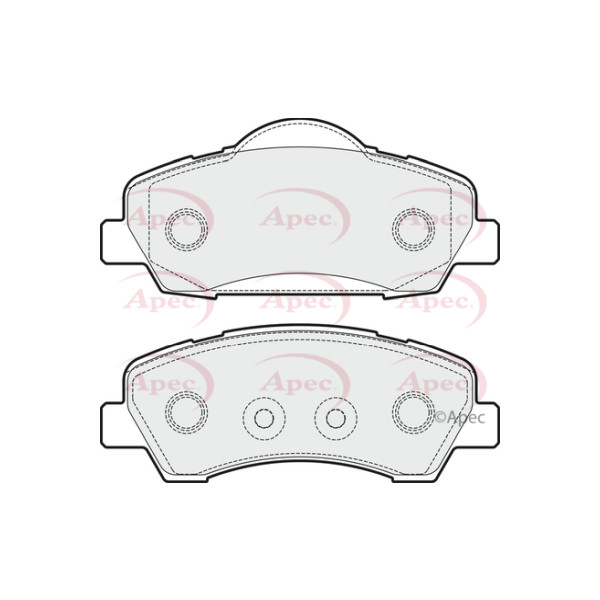 APEC BRAKE PADS (FRONT) (R90) image