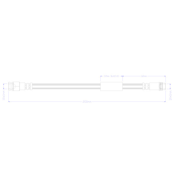 BRAKE HOSE (REAR) - CITROEN PEUGEOT VAUXHALL image