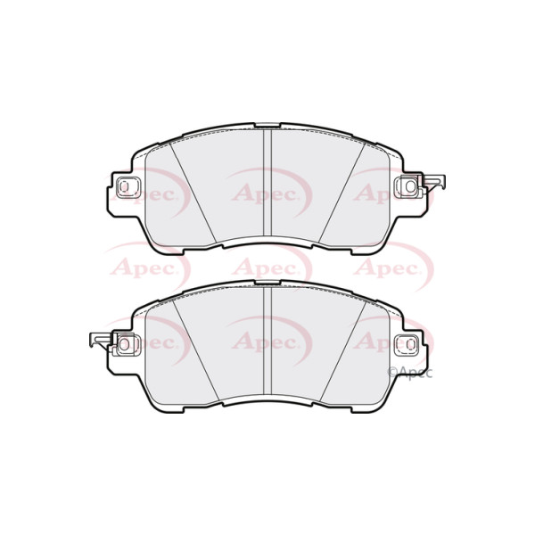 APEC BRAKE PADS (FRONT) (R90) image