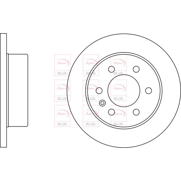 BRAKE DISC (REAR) (SINGLE) image