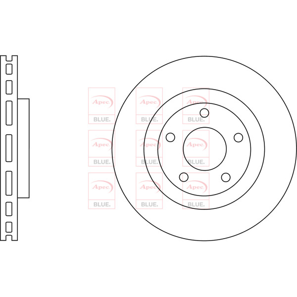 BRAKE DISC (FRONT) (SINGLE) image