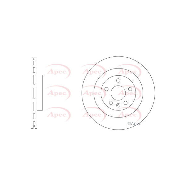 APEC BRAKE DISC (REAR) (SINGLE) image