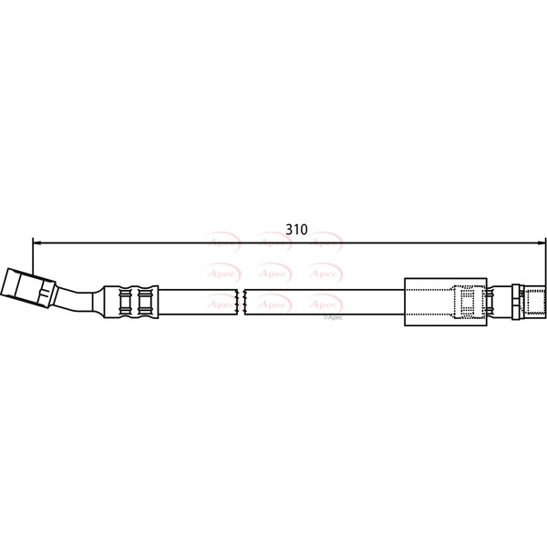 APEC BRAKE HOSE image
