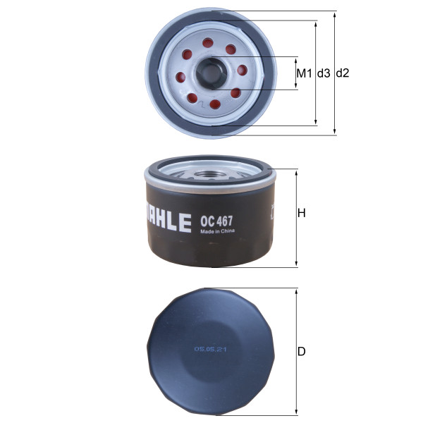 OIL FILTER - SPIN ON image