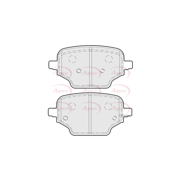 APEC BRAKE PADS (REAR) (R90) image