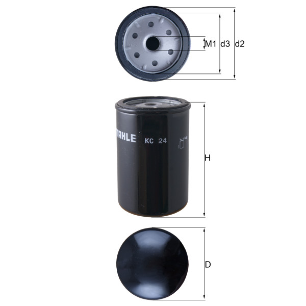 FUEL FILTER - SPIN ON image