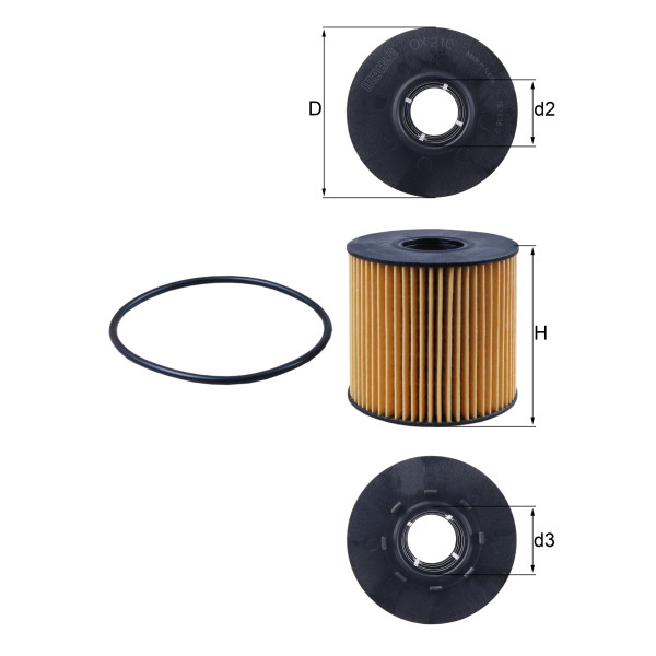 OIL FILTER - ELEMENT image
