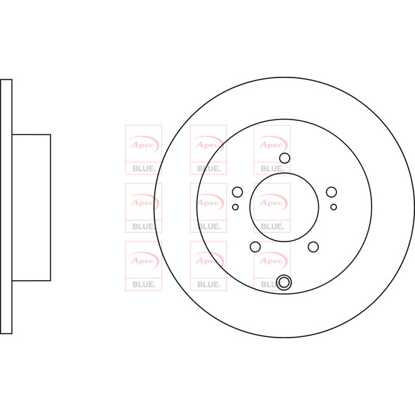 BRAKE DISC (REAR) (SINGLE) image