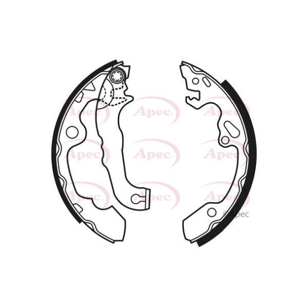 APEC BRAKE SHOES REAR image