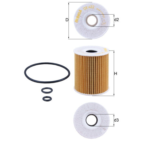OIL FILTER - ELEMENT image