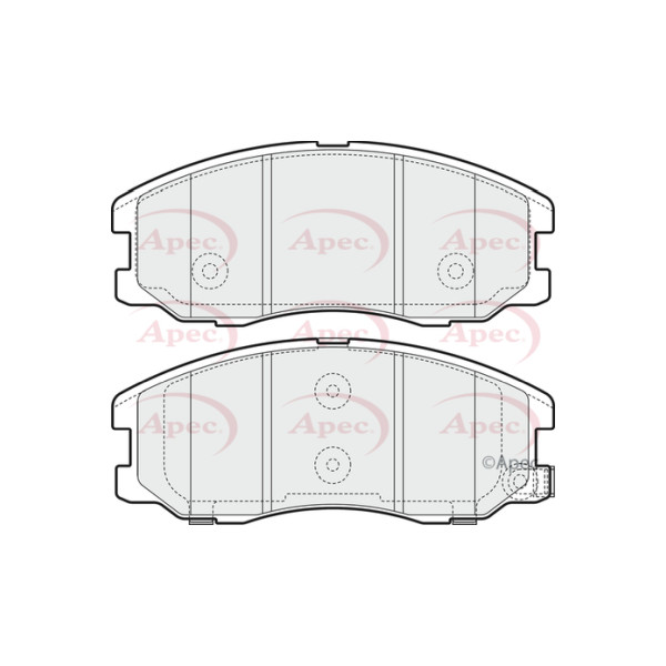 APEC BRAKE PADS (FRONT) (R90) image