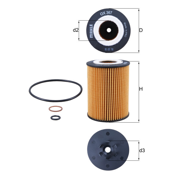OIL FILTER - ELEMENT image