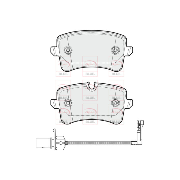 BRAKE PADS (REAR) (R90) image