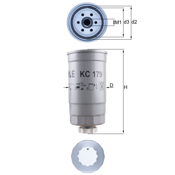 FUEL FILTER - SPIN ON image