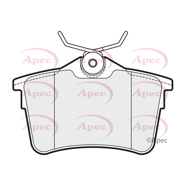 APEC BRAKE PADS (REAR) (R90) image