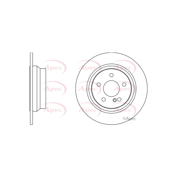APEC BRAKE DISC (REAR) (SINGLE) image