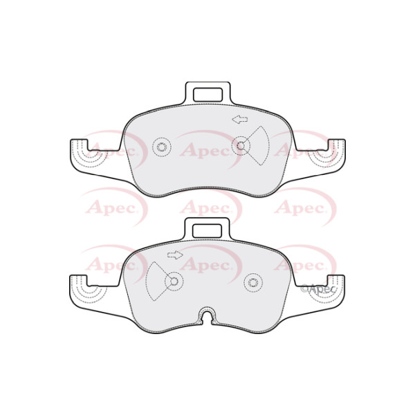 APEC BRAKE PADS (FRONT) (R90) image