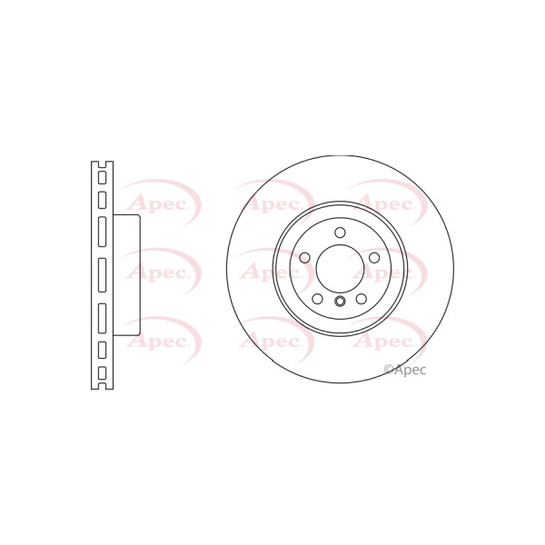 APEC BRAKE DISC (REAR) (SINGLE) image