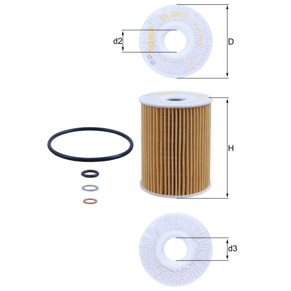 OIL FILTER - ELEMENT image