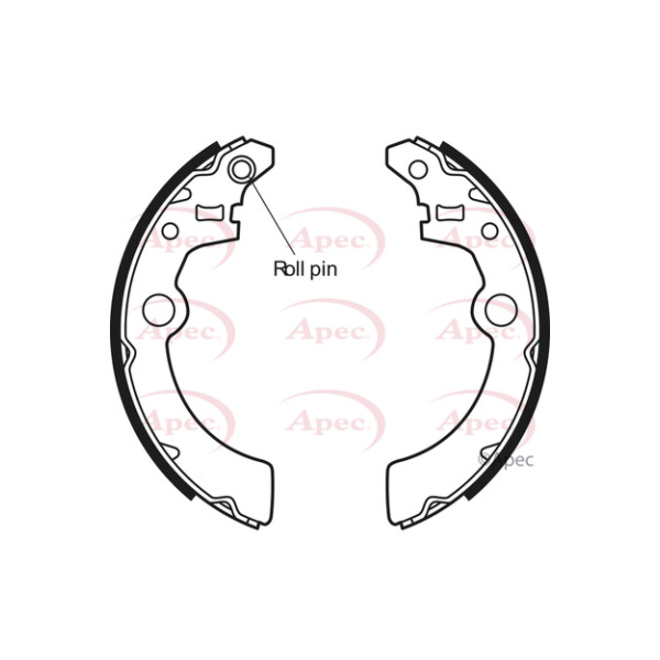 APEC BRAKE SHOES REAR image