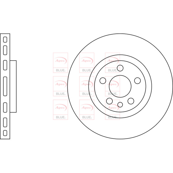 BRAKE DISC (FRONT) (SINGLE) image