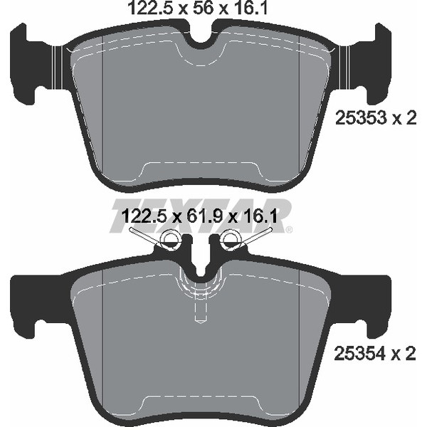 TEXTAR PC BRAKE PADS image