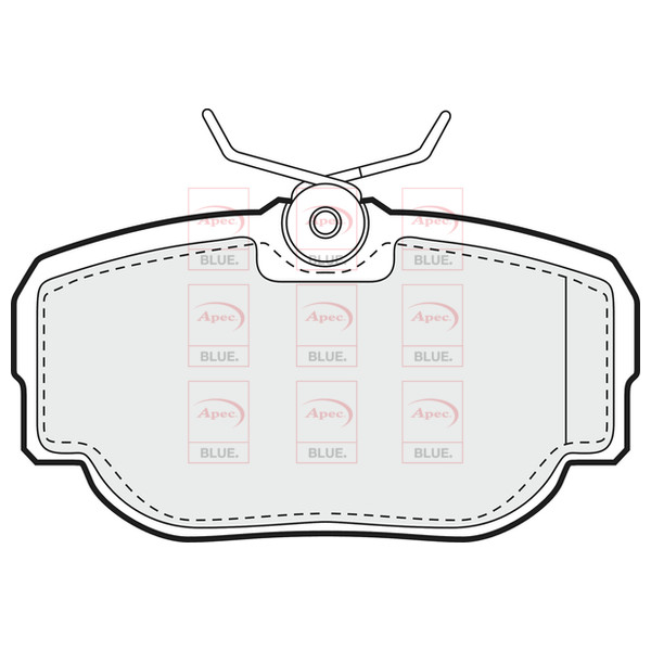 APEC BLUE BRAKE PADS (REAR) (R90) image