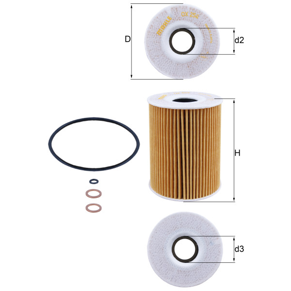 OIL FILTER - ELEMENT image