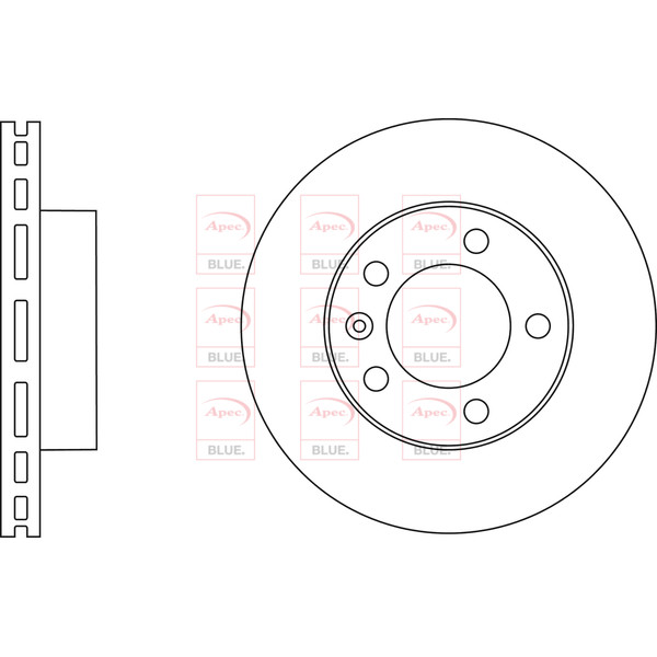 BRAKE DISC (FRONT) (SINGLE) image