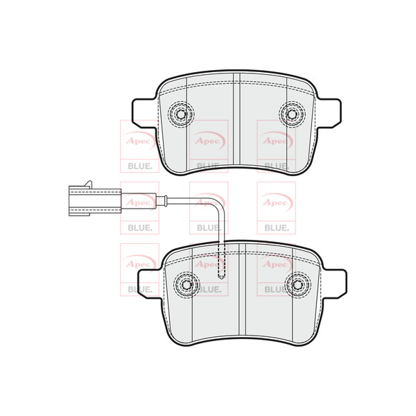 BRAKE PADS (REAR) (R90) image