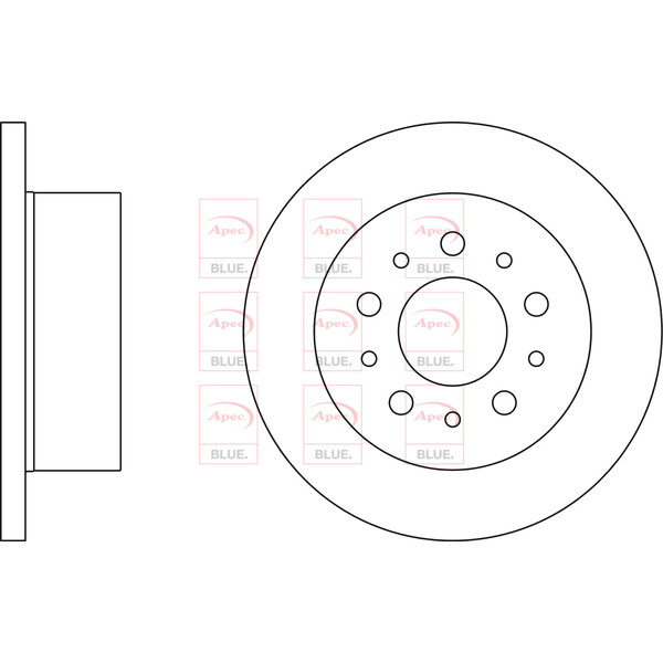 BRAKE DISC (REAR) (SINGLE) image