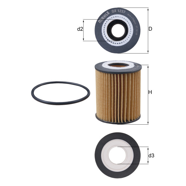OIL FILTER - ELEMENT image