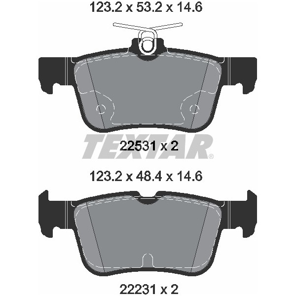 TEXTAR PC BRAKE PADS image