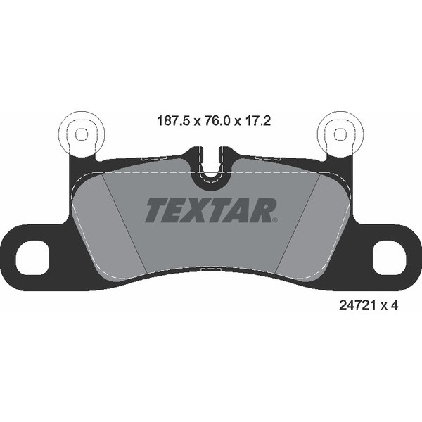 TEXTAR PC BRAKE PADS image