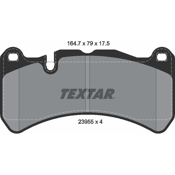 TEXTAR PC BRAKE PADS image