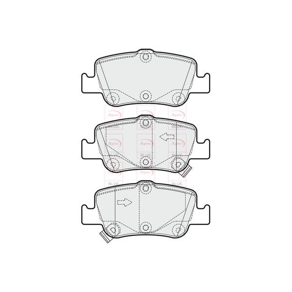 BRAKE PADS (REAR) (R90) image