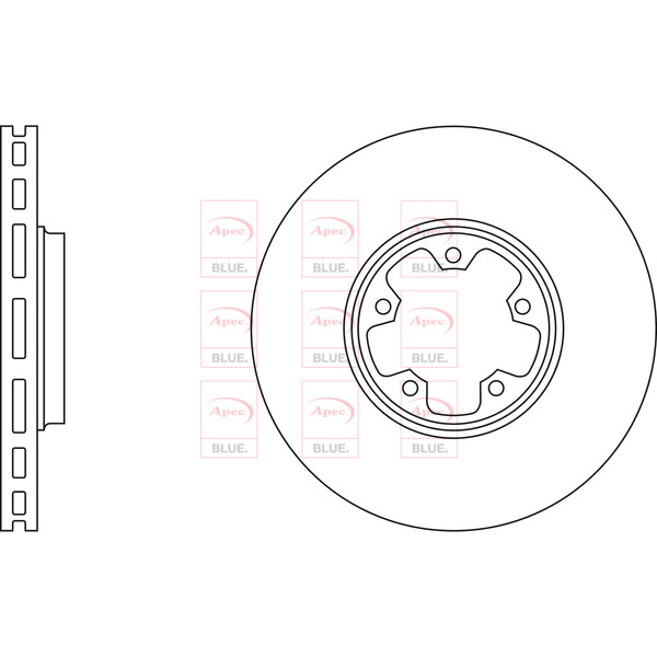 BRAKE DISC (FRONT) (SINGLE) image