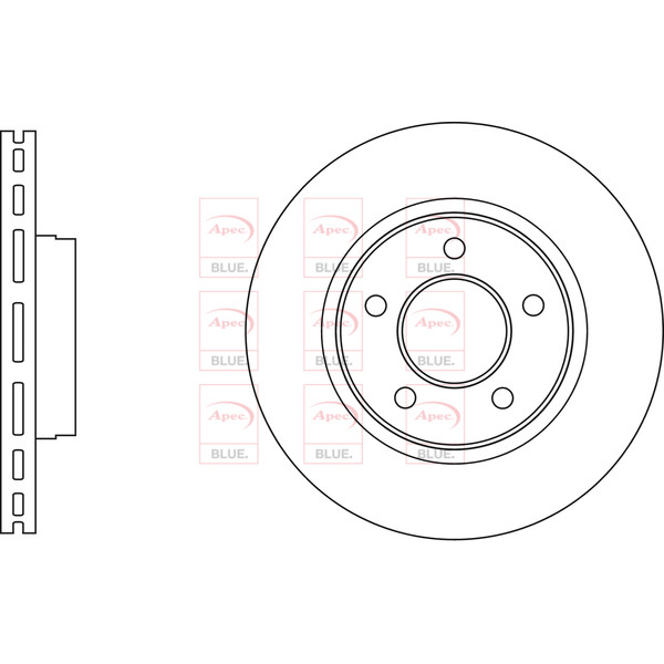 BRAKE DISC (FRONT) (SINGLE) image