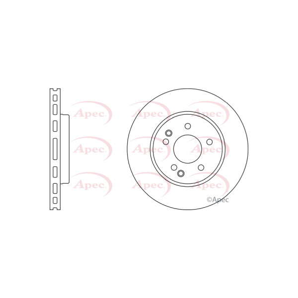 APEC BRAKE DISC (FRONT) (SINGLE) image