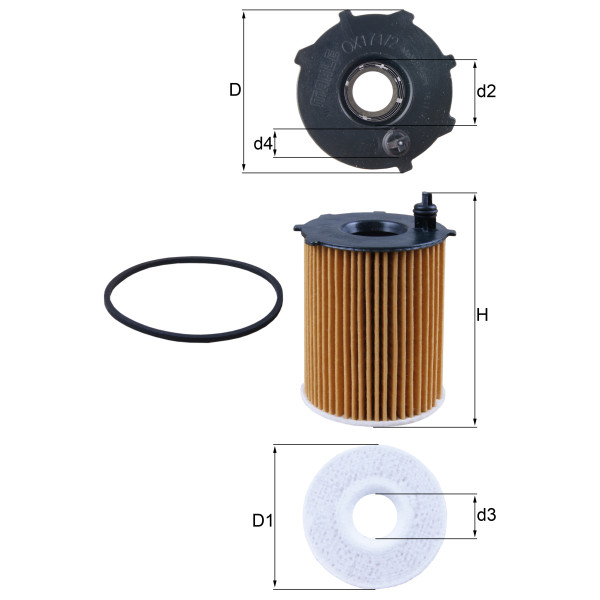 OIL FILTER - ELEMENT image