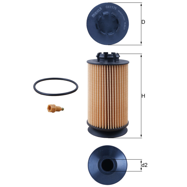 OIL FILTER - ELEMENT image