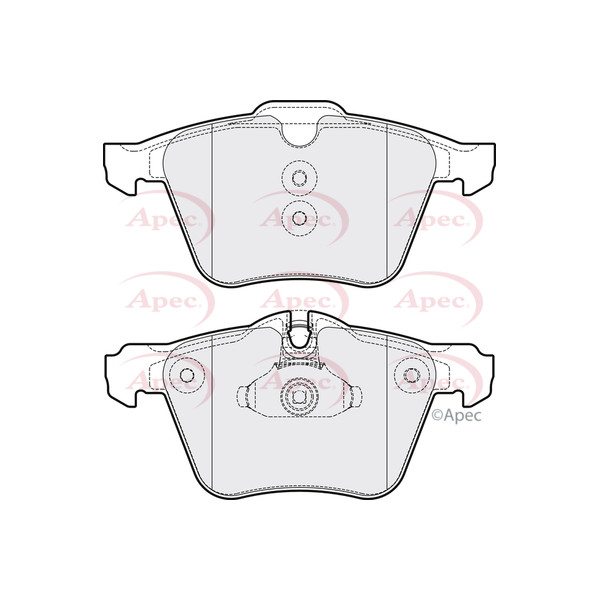 APEC BRAKE PADS (FRONT) (R90) image