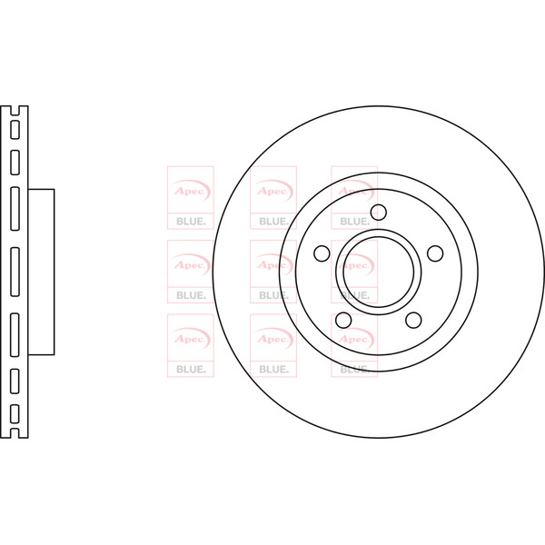 BRAKE DISC (FRONT) (SINGLE) image