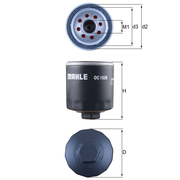 OIL FILTER - SPIN ON image